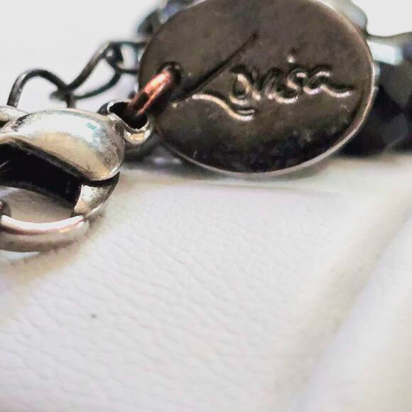 Lovisa faceted multi strand black Layered beaded necklace - Picture 3 of 3